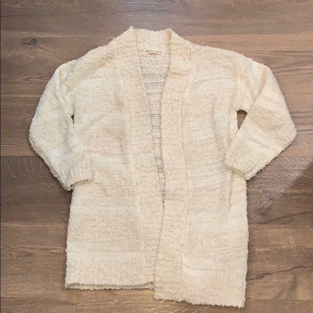 Cozy White Cardigan